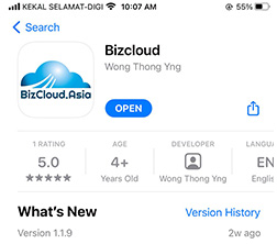 bizcloud ios app play store tb
