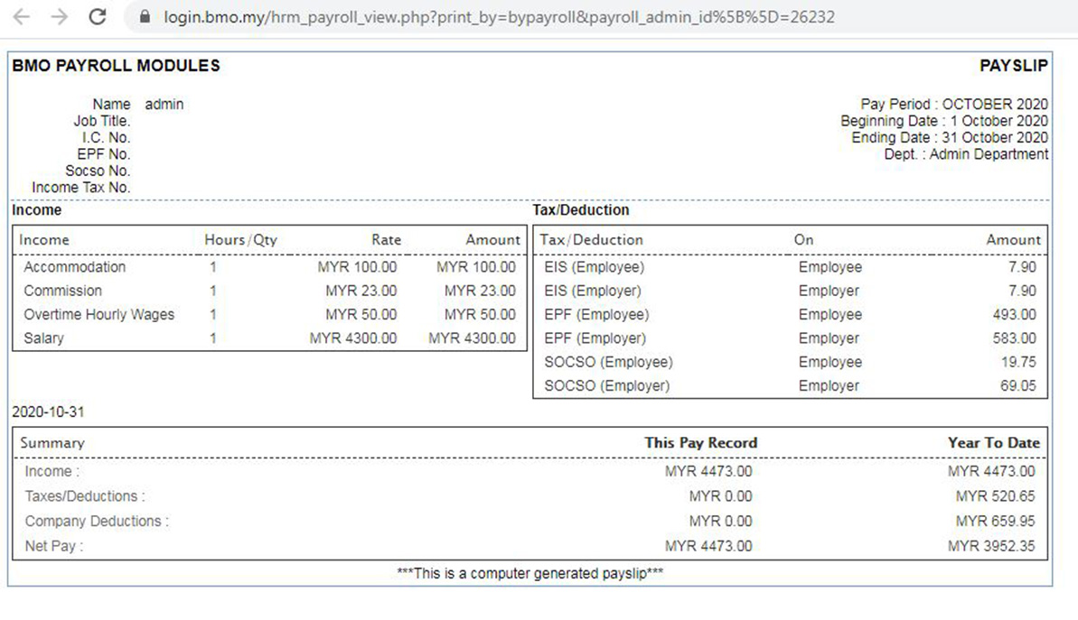 Payroll Module (Beta) - eLeave Philippines