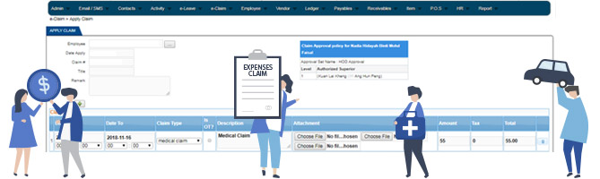 e-claim system hr software e-leave philippines